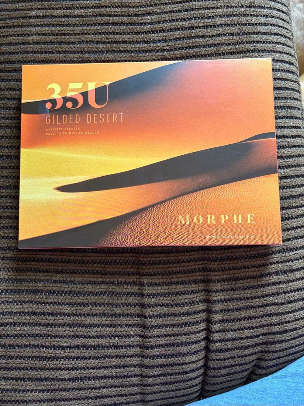 Morphe 35U Gilded Desert Palette - Orange, Gold & Black Artwork
